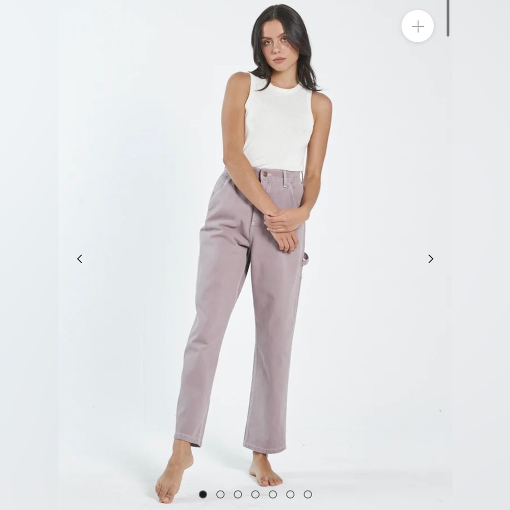 Thrills Carpenter Drill Pant Dusty Lilac
